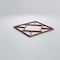 Ekena Millwork Extra Small Hudson Decorative Fretwork Wood Wall Panels, Walnut, 7 3/8"W x 7 3/8"H x 3/8"T WALW08X08X0375HSNWA - alternate 6